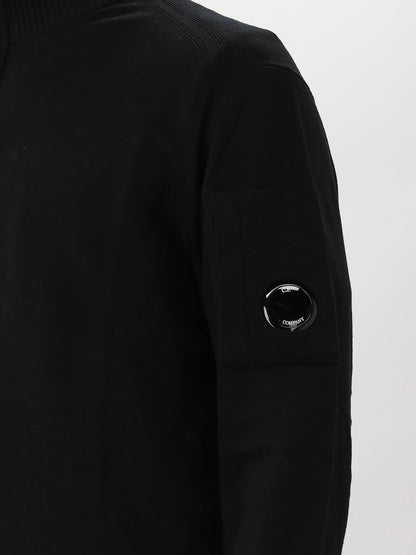 C.P. Company Trui Zwart Polo Collar