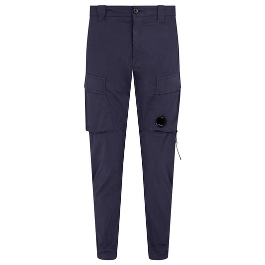 CP Company Navy Cuffed Lens Cargos