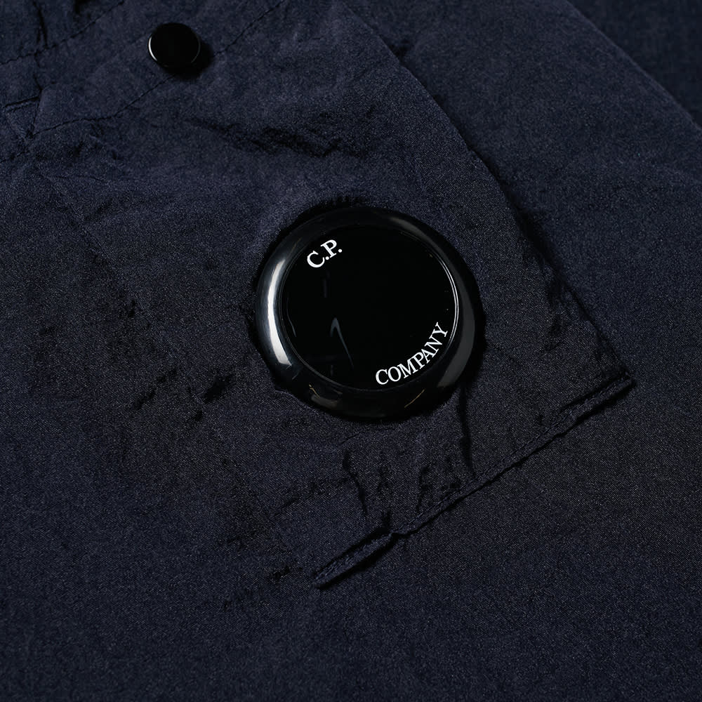 CP Company Navy Nylon Zip Overshirt