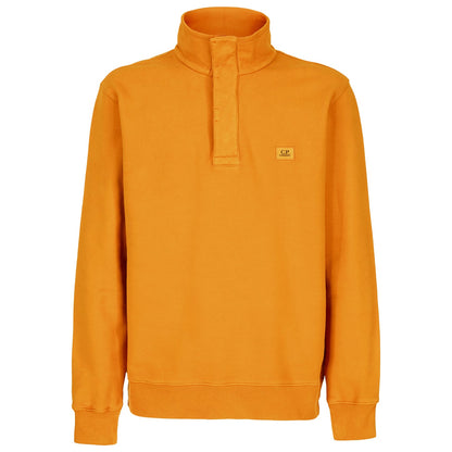 CP Company Orange Stand Collar Sweatshirt