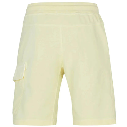 CP Company Pastel Yellow Lens Shorts