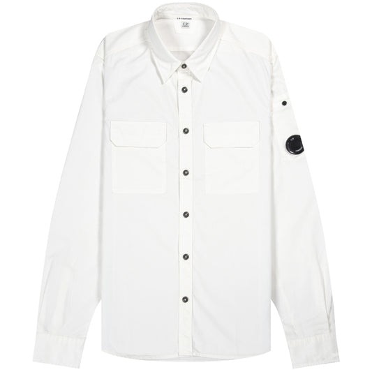 CP Company White Arm Lens Shirt
