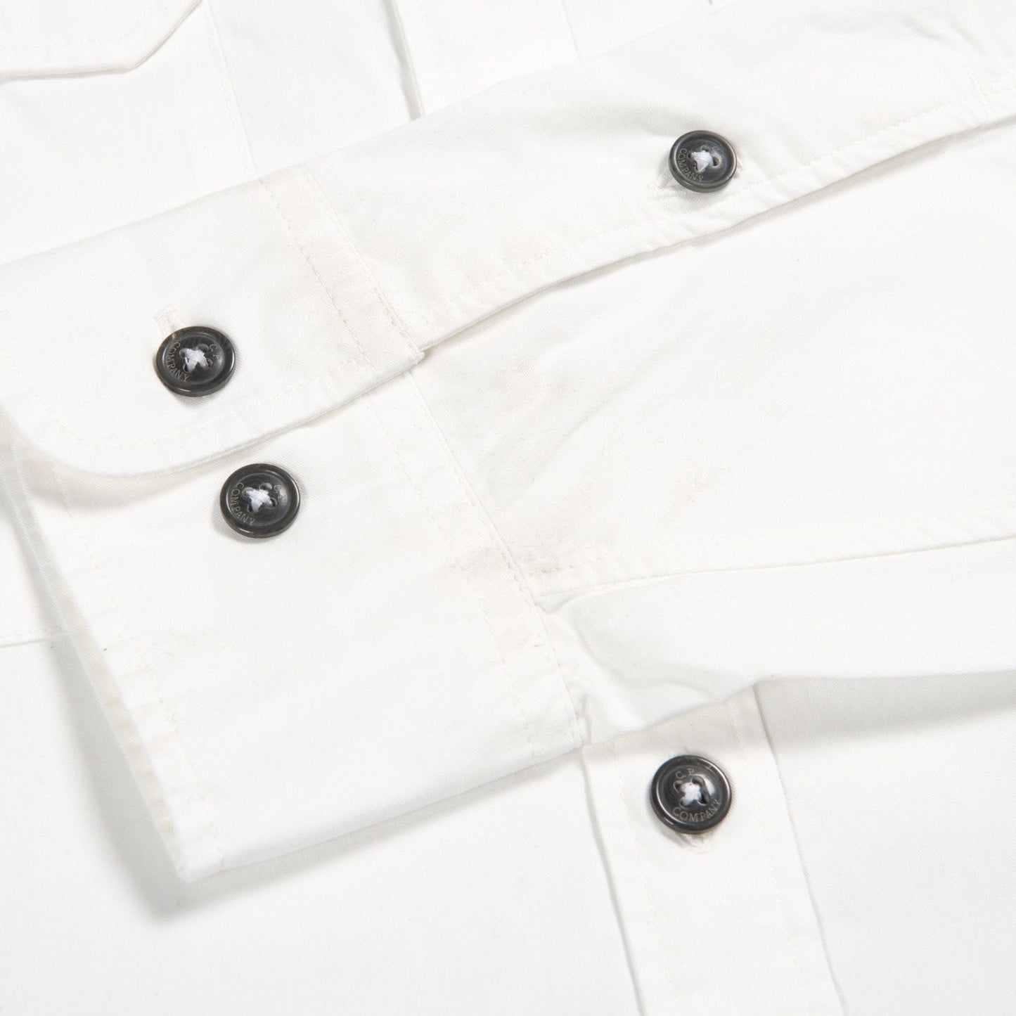 CP Company White Arm Lens Shirt