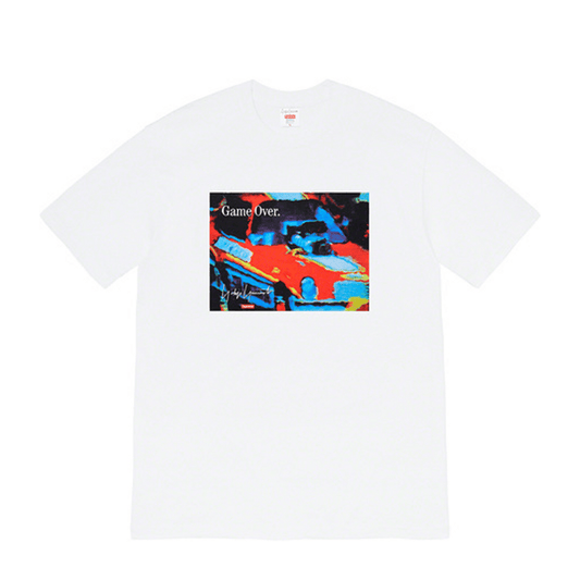 SUPREME YOHJI YAMAMOTO GAME OVER TEE WHITE DO NOT USE
