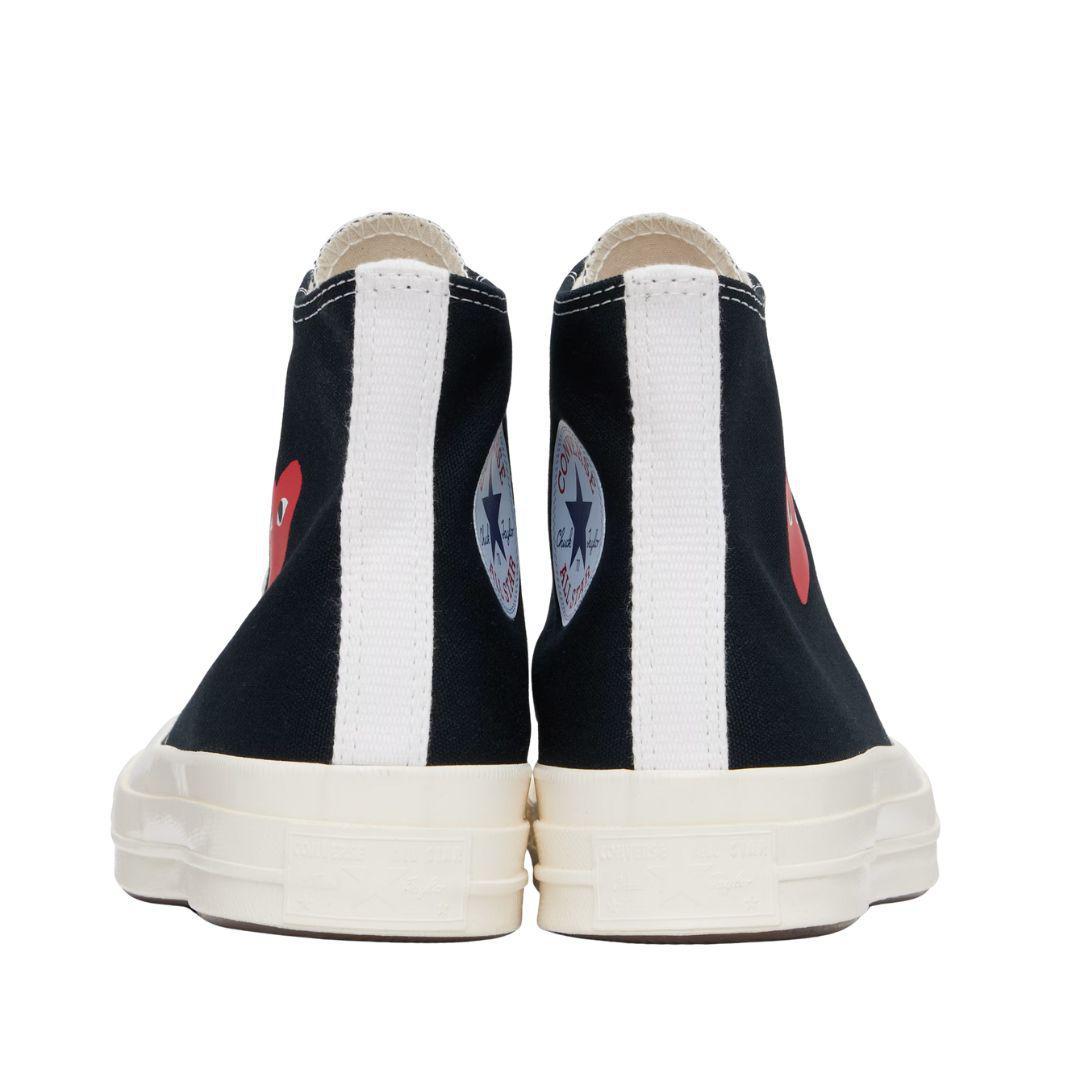 COMME DES GARÇONS PLAY CONVERSE CHUCK 70 OG SINGLE HEART BLACK