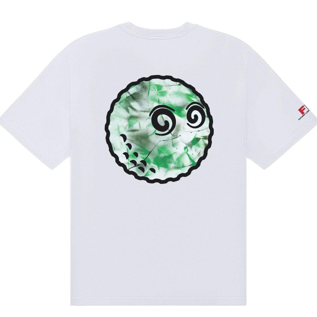 MALBON FUTURA BUCKETS TEE WHITE