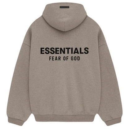 ESSENTIALS FOG HOODIE HEATHER GREY FW24