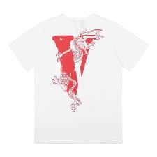 VLONE X CLOT STAPLE TEE WHITE/RED