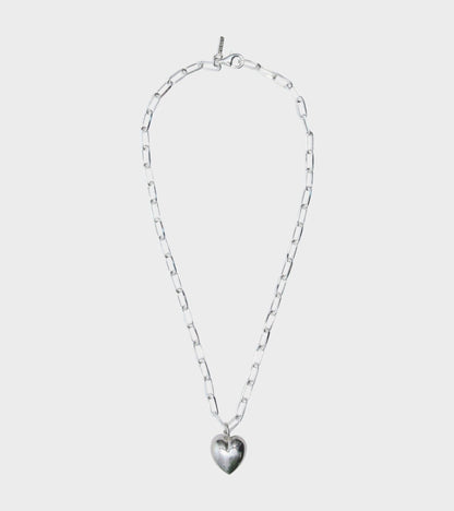 Heart Necklace Silver