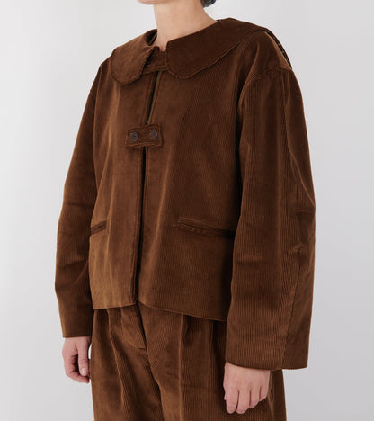 Cotton 8 Wale Cord Ellie Jacket Tan