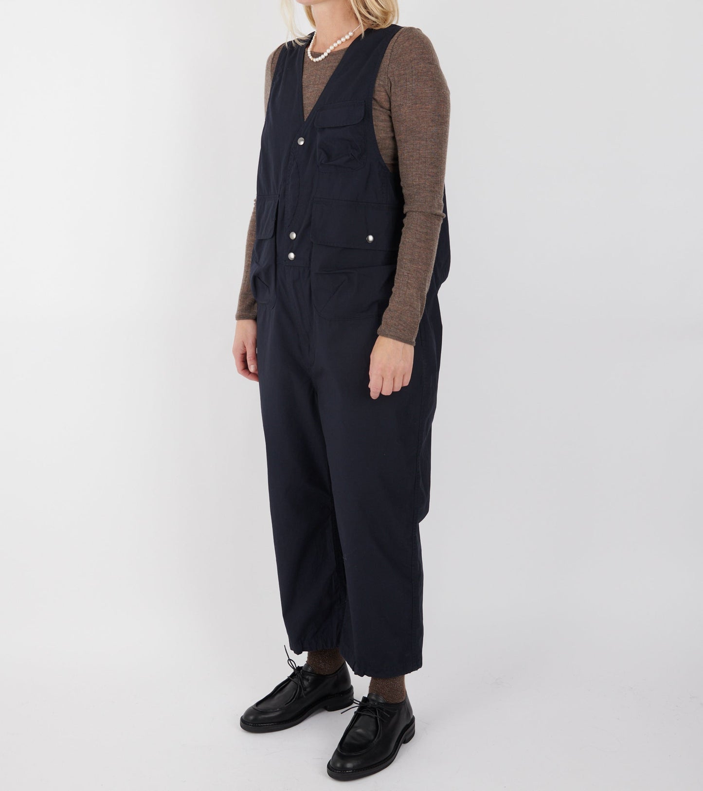 Cotton Overalls Dark Navy