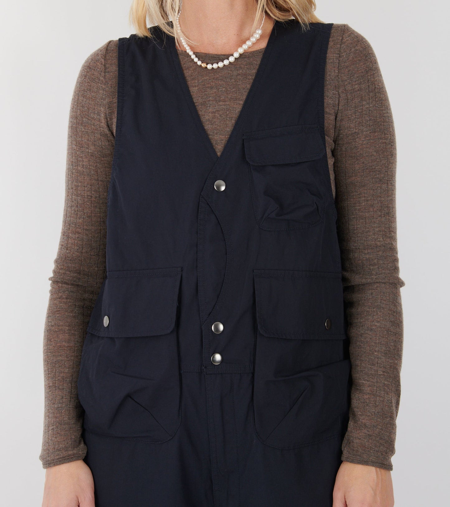 Cotton Overalls Dark Navy