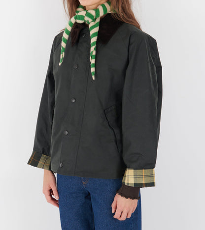 Barbour Modified Transport Wax Jacket Sage