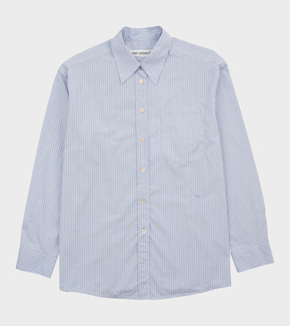 W Precious Shirt Typewriter Stripe Poplin