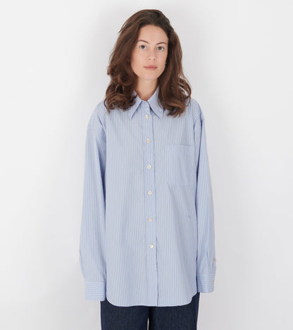 W Precious Shirt Typewriter Stripe Poplin