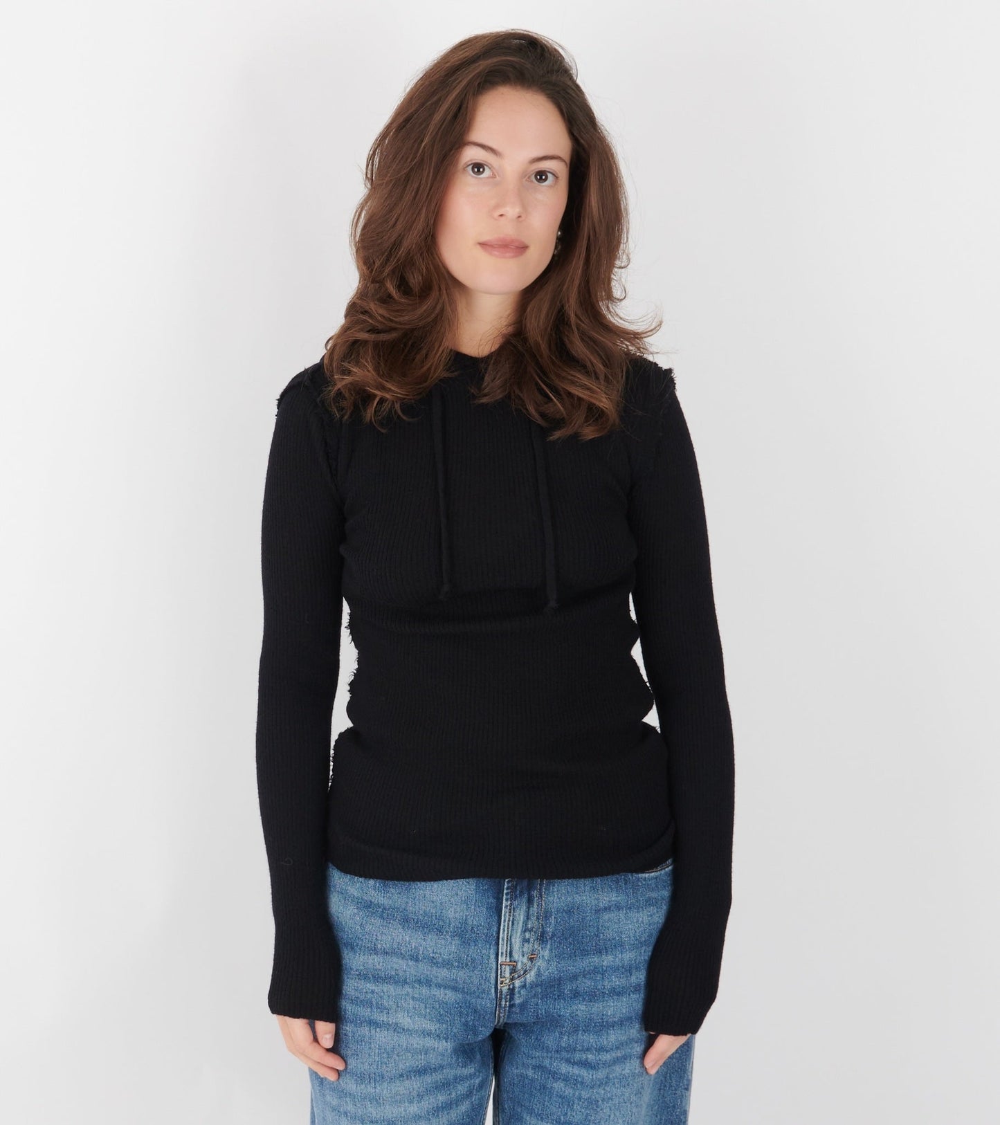 Brim Hoodie Black