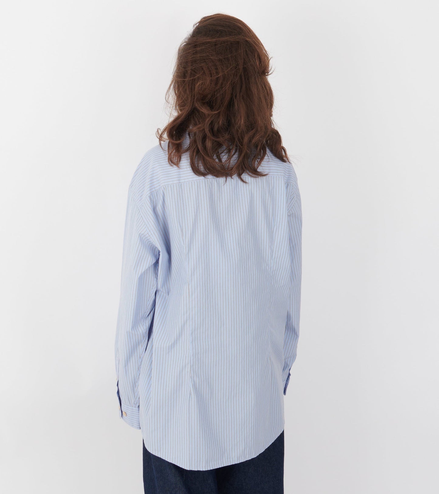 W Precious Shirt Typewriter Stripe Poplin