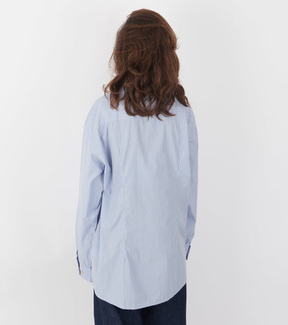 W Precious Shirt Typewriter Stripe Poplin