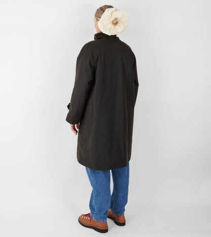 Oilskin Coat Dark Brown