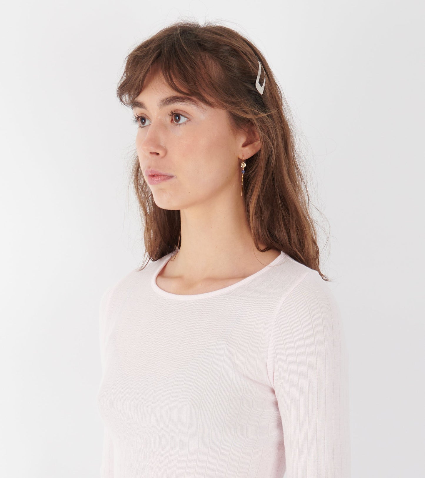 Nida Earring Blue Aventurin