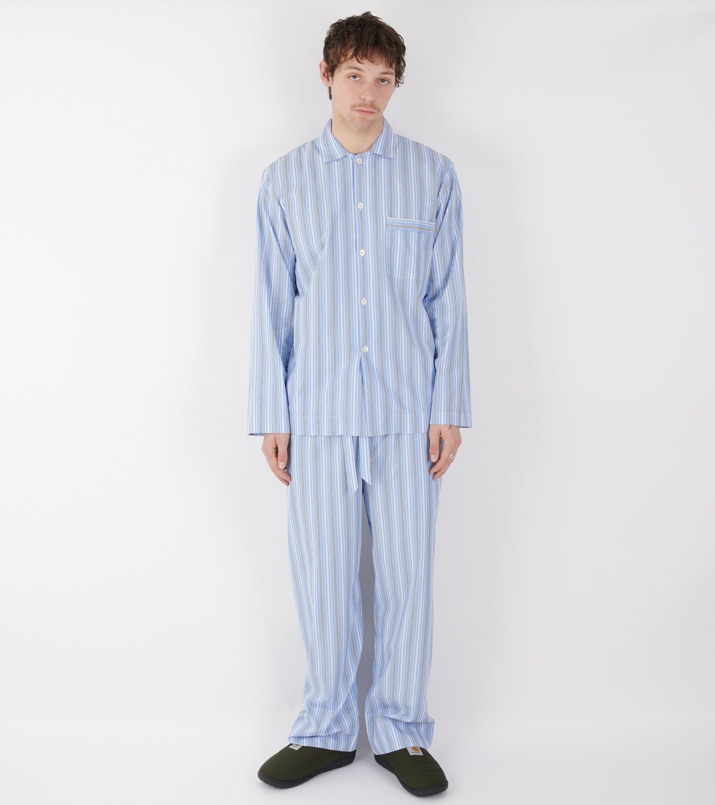 Pyjamas Shirt Stave Stripes