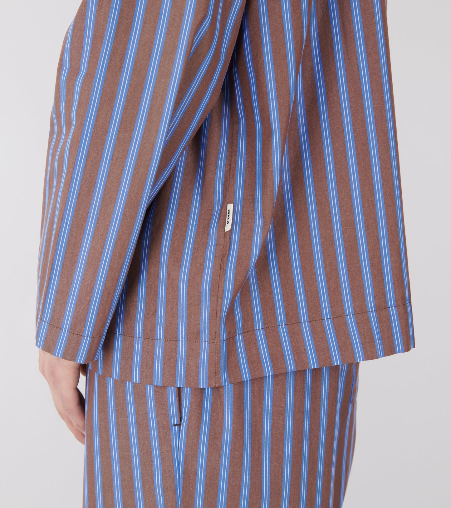 Pyjamas Shirt - Chestnut Stripes