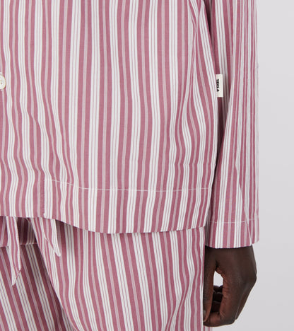 Pyjamas Shirt Rhubarb Stripes