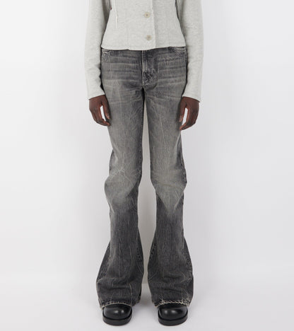 2025F Gothik Fitted Jeans Washed Black