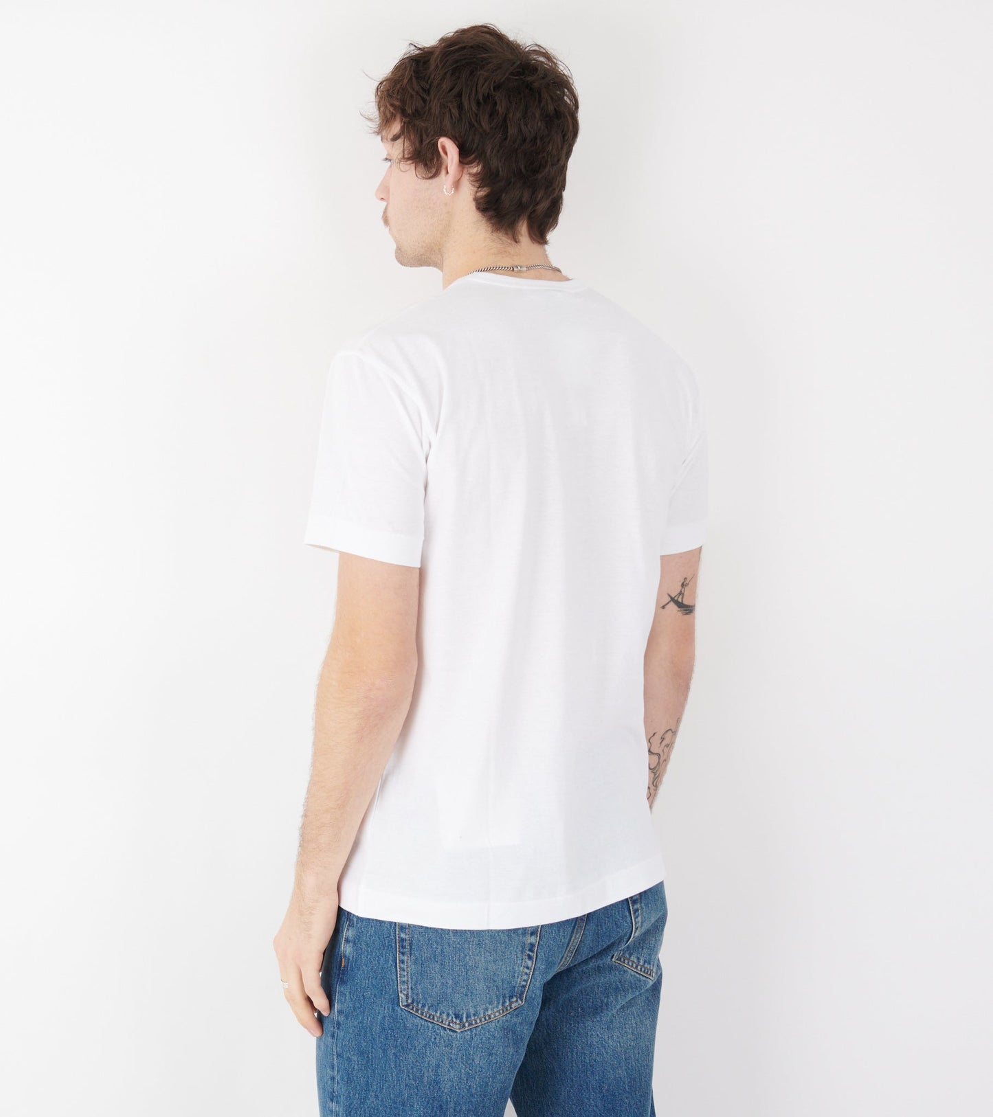 U Two Big Black Hearts T-shirt White