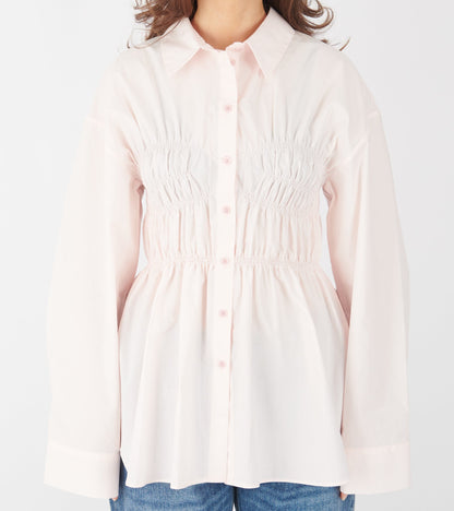Braxton Cotton Shirt Blush Pink