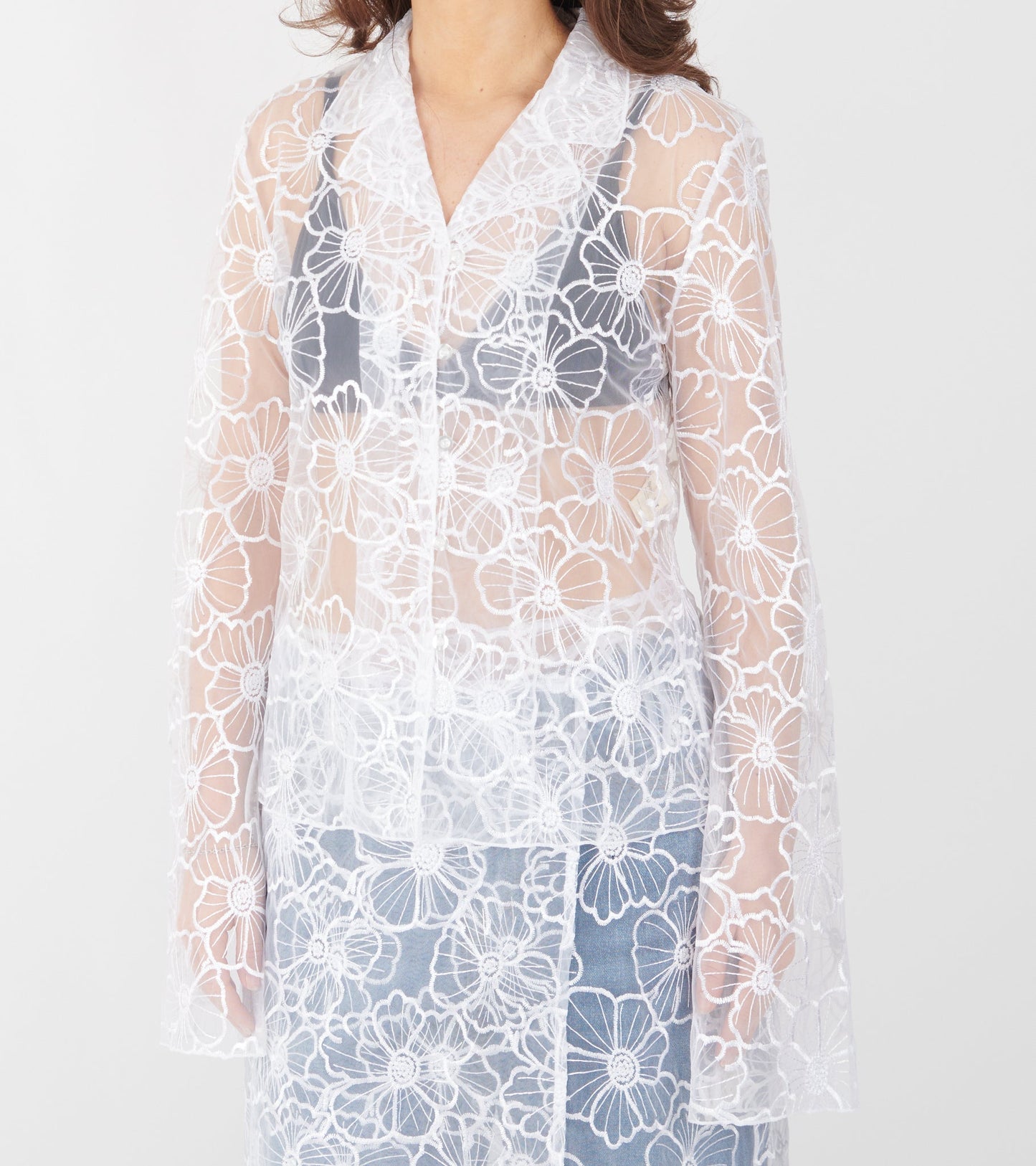 Flora Shirt White