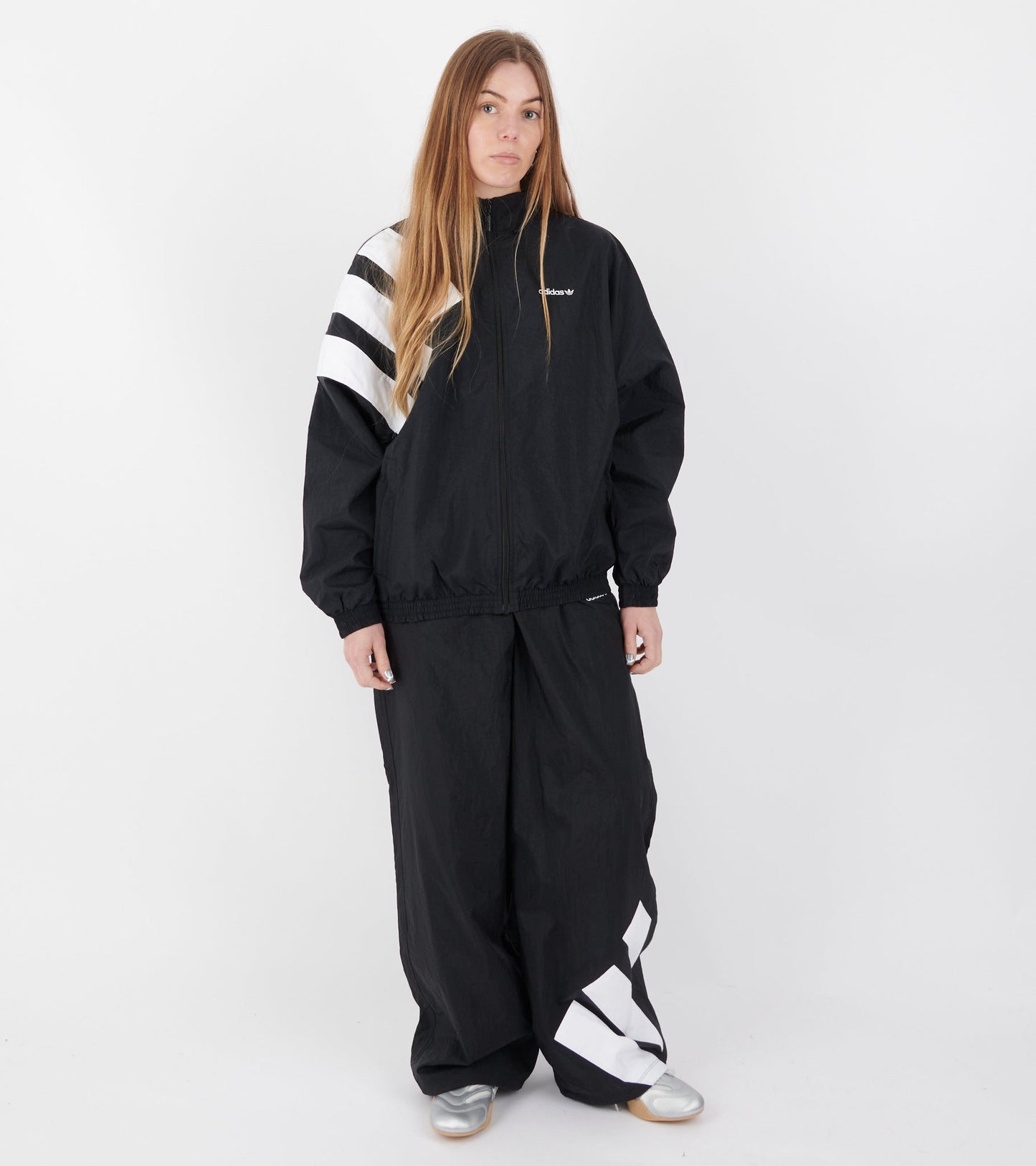 Blocking Track Pants Black/White