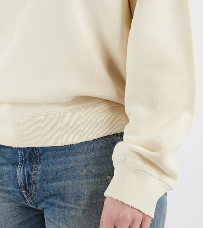 Fleece Logo Sweatshirt Off-white