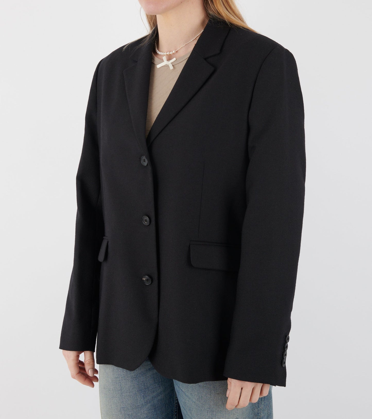 Mason Wool Blazer Black