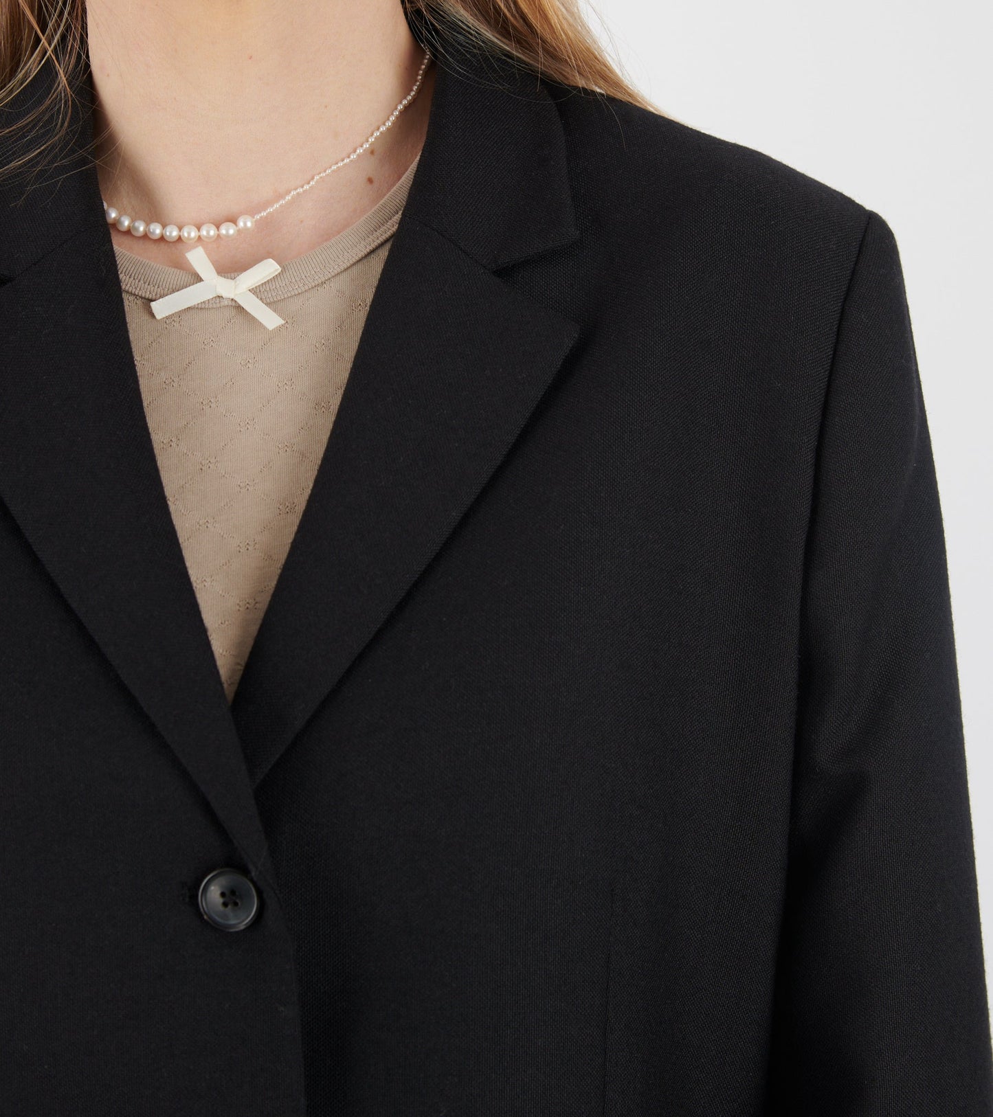 Mason Wool Blazer Black