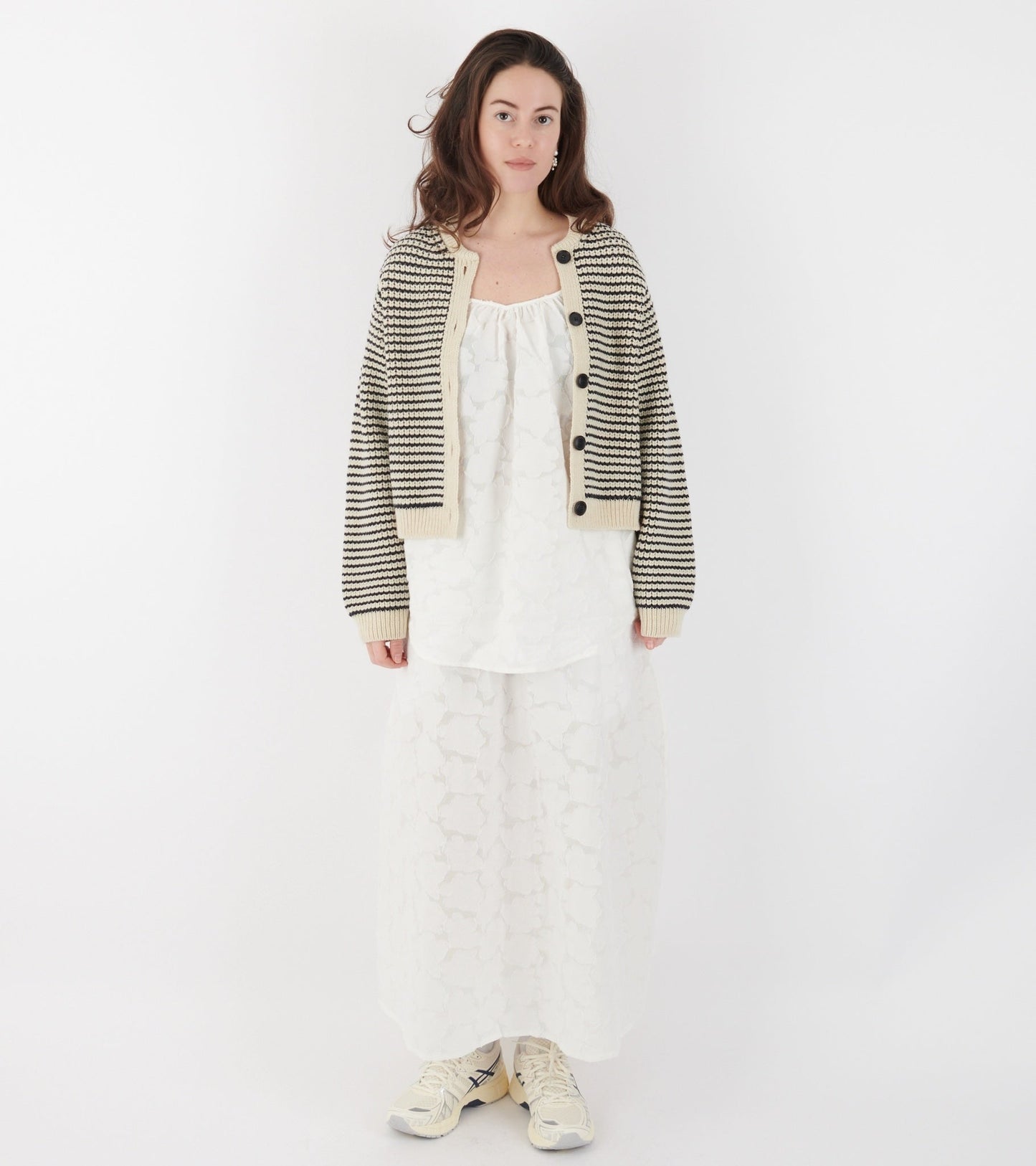 Strap Top Laceflower White