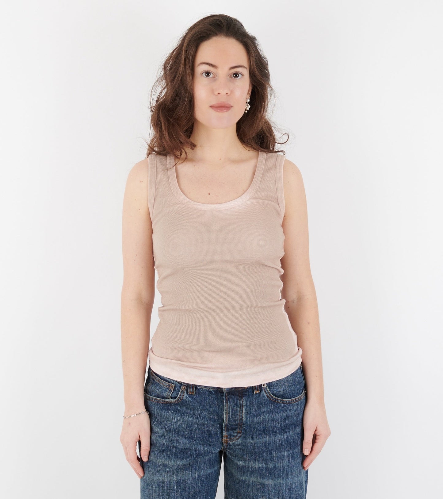 Lua Tank Top Light Pink/Sand