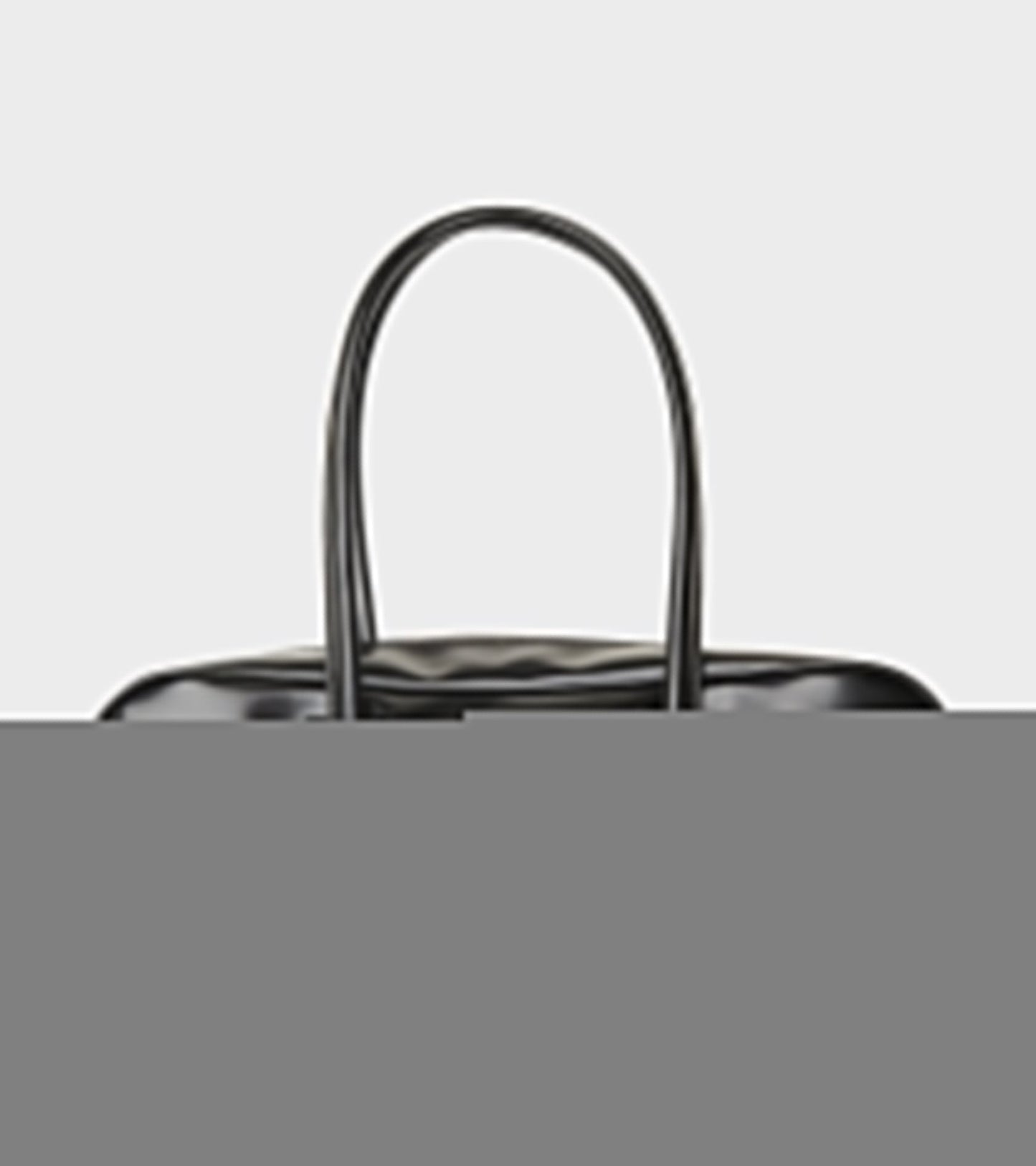 Large Bowler Shoulder Bag Black