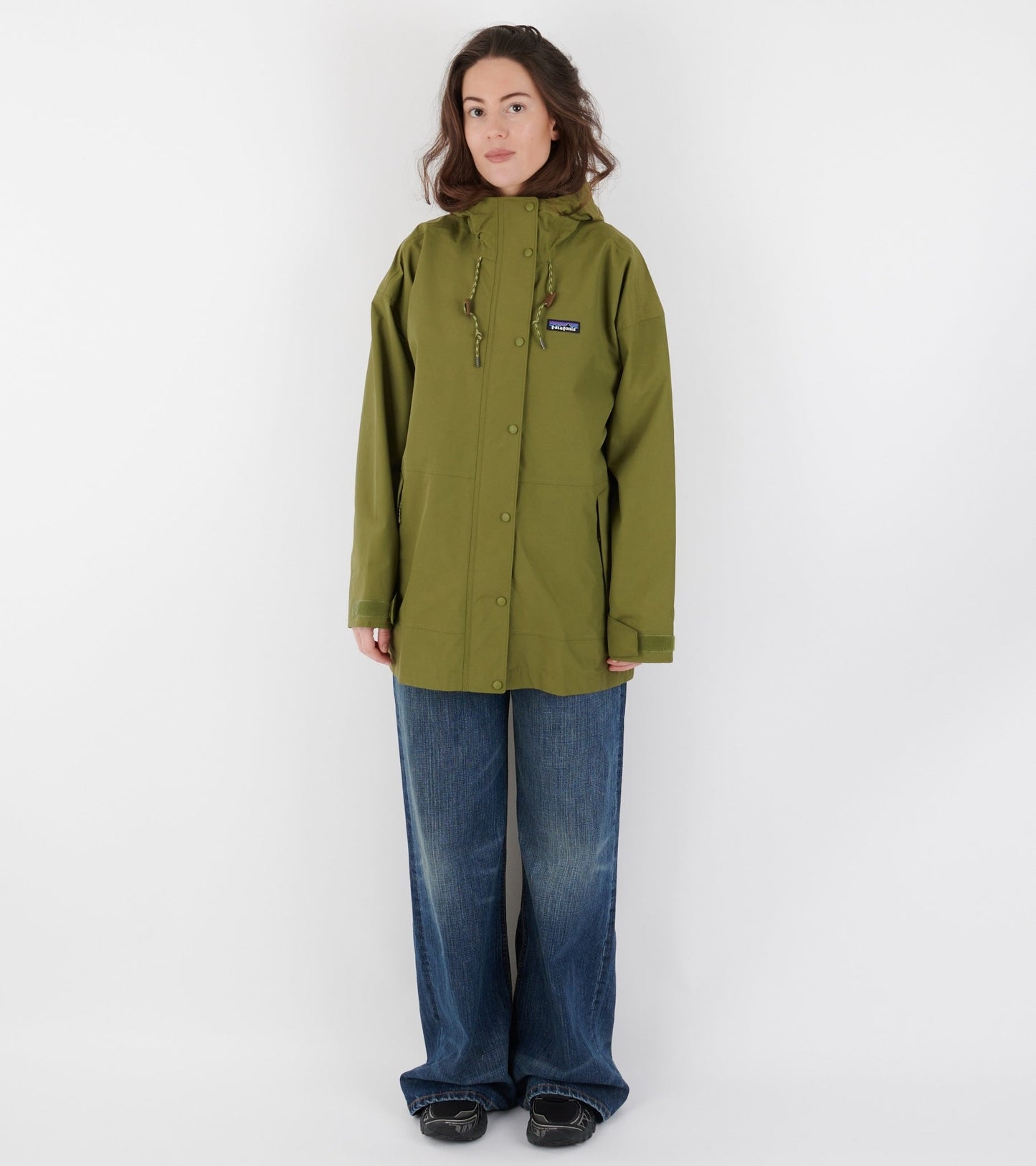 W's Outdoor Everyday Rain Jacket Caper Green