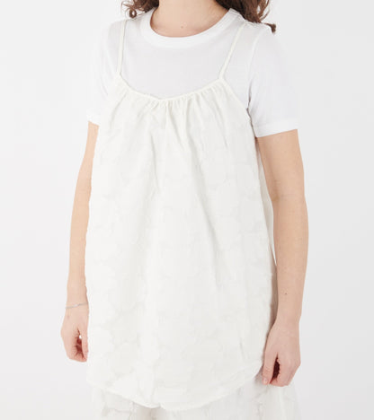 Strap Top Laceflower White