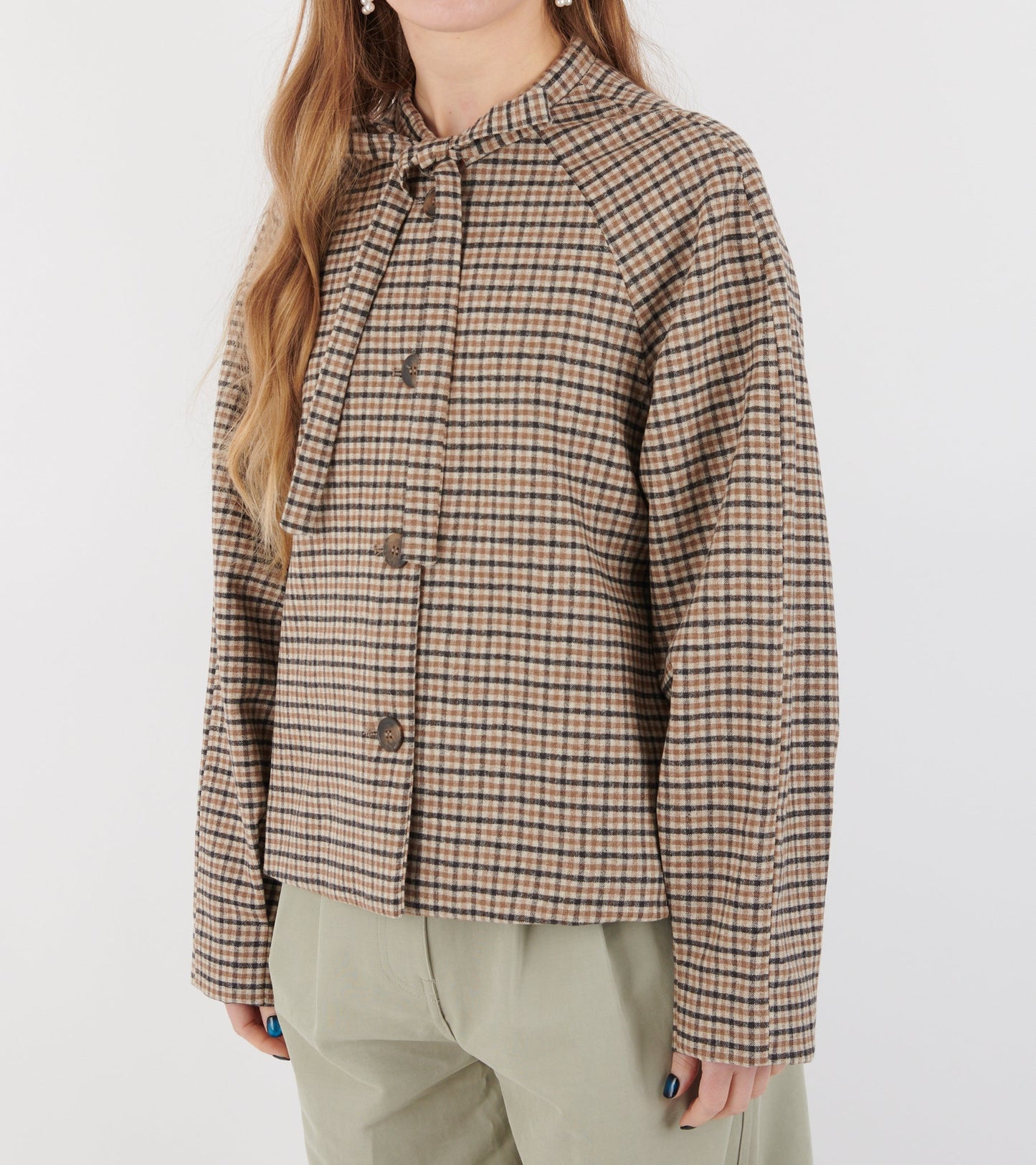 Marie Jacket Brown Check