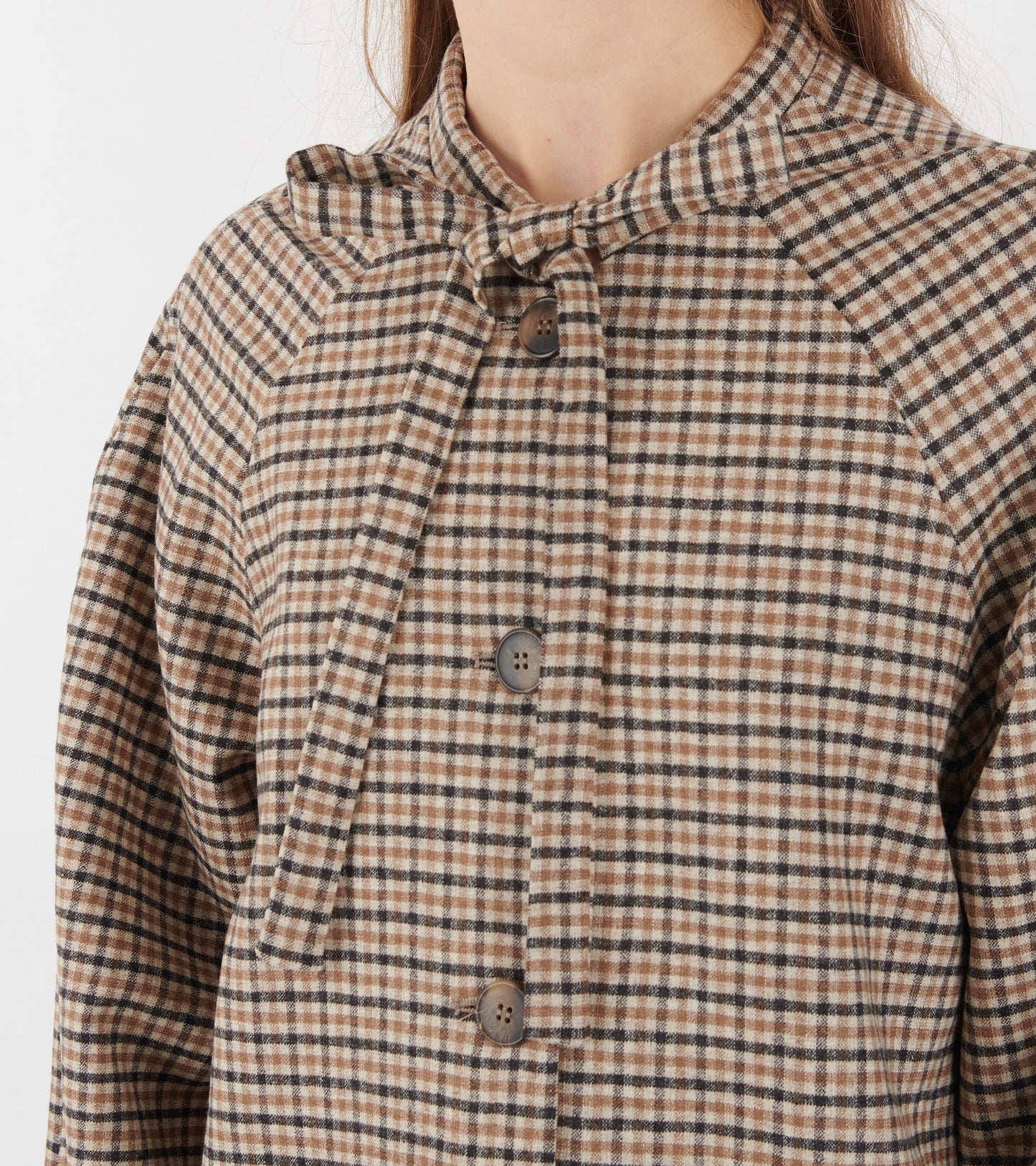 Marie Jacket Brown Check