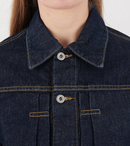 W Belmar Jacket Blue Rinsed
