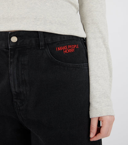 Heart On, Hard On Shorts Off-black