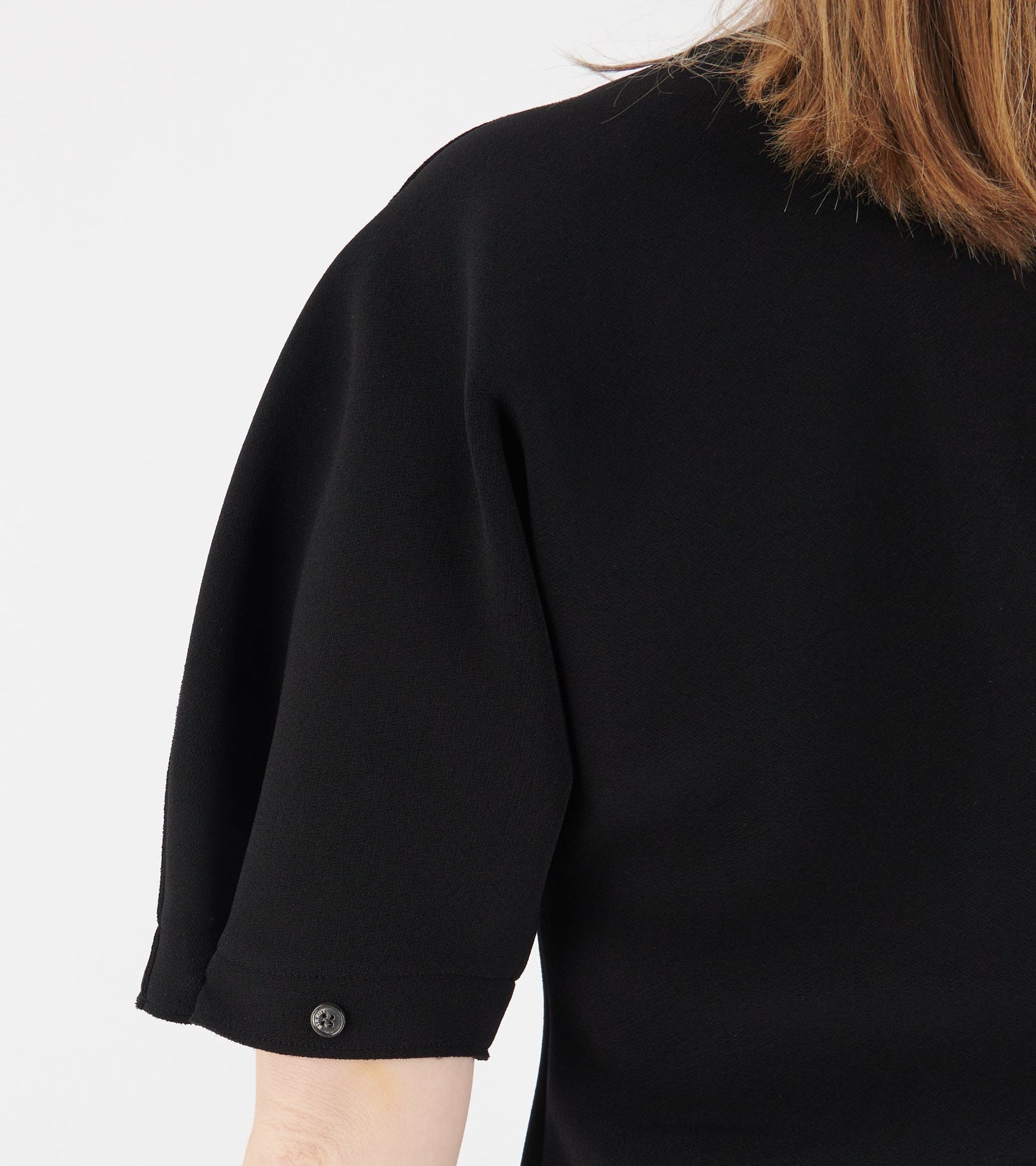 Lay3 Half-sleeve Blouse Black