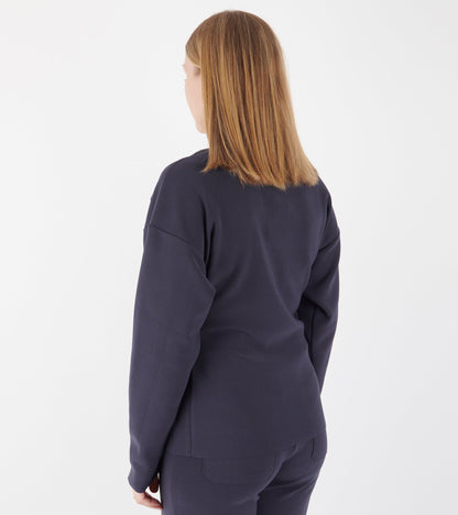 Lay2 Boatneck Cardigan Mood Indigo