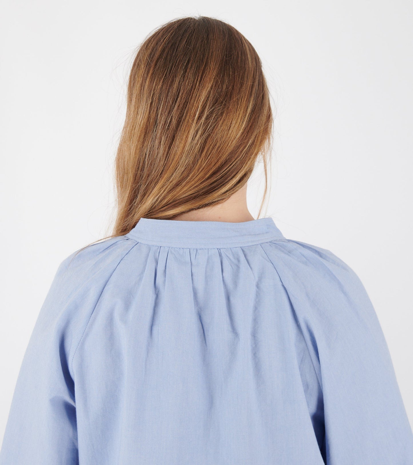 Catrin Cotton Oxford Easy Shirt Chambrey