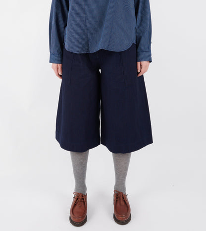 Japanese Indigo Denim Culottes Indigo