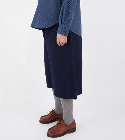 Japanese Indigo Denim Culottes Indigo