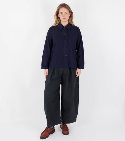 Baya Cotton Twill Shirt Indigo